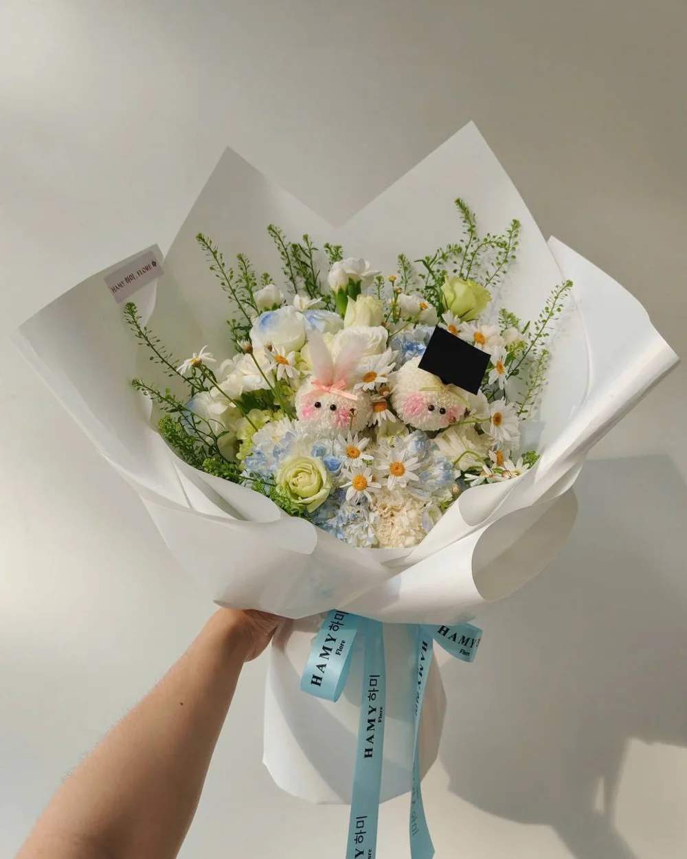 졸업 데이지 프렌즈 부케