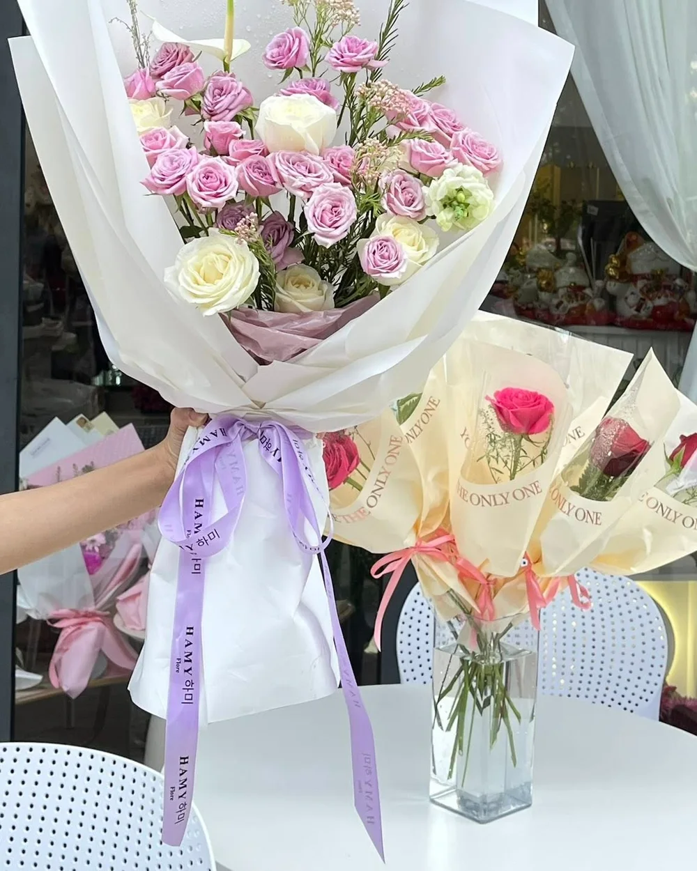 라벤더 믹스 부케