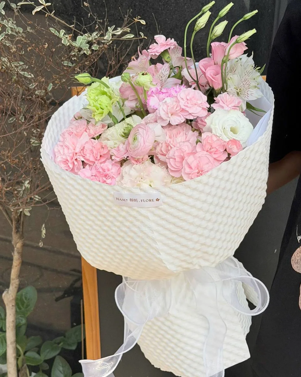 파스텔 카네이션 부케
