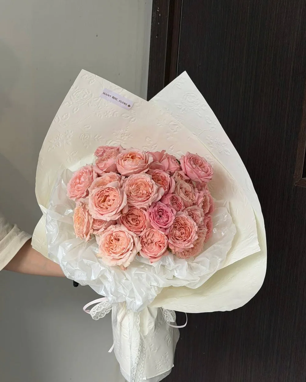 피치 가든 로즈 부케